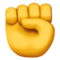 Raised Fist emoji on Apple